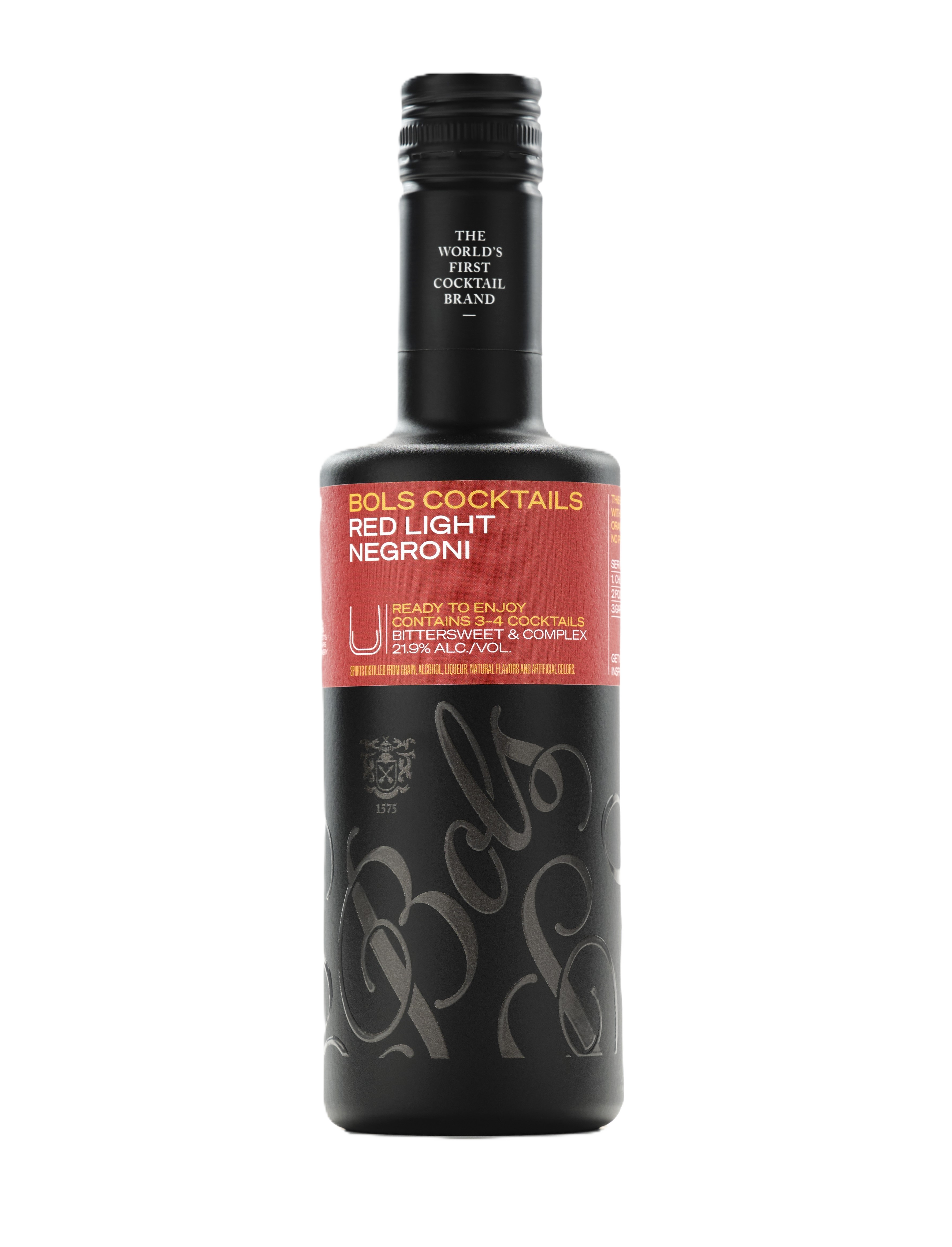 Bols Cocktails Ready to Enjoy Red Light Negroni Bottles – Bols US